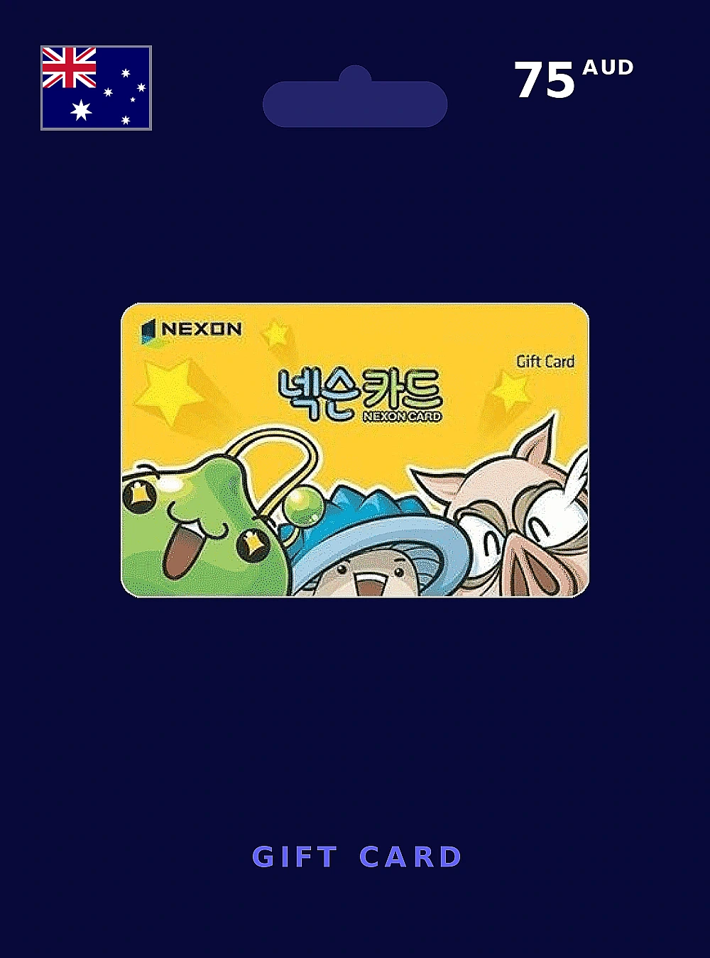 Nexon Game Card Gift Card 75 AUD AUSTRALIA