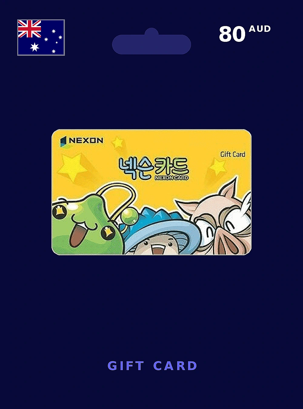 Nexon Game Card Gift Card 80 AUD AUSTRALIA