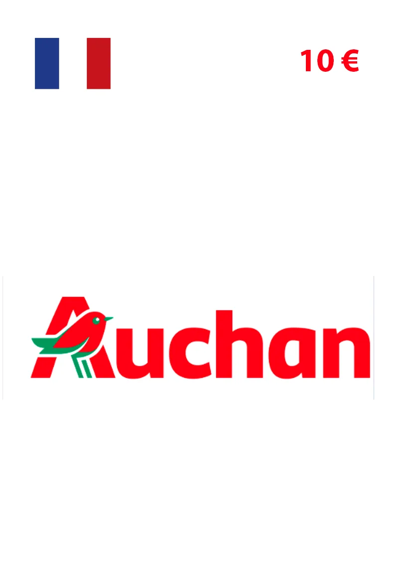 Auchan Gift Card 10 EUR FRANCE