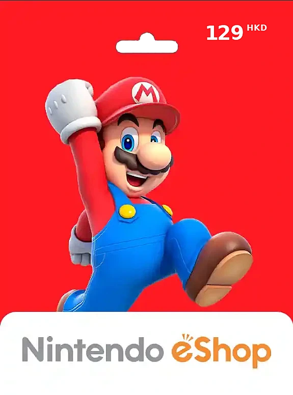 Nintendo Games HongKong Gift Card 129 HKD HONG KONG