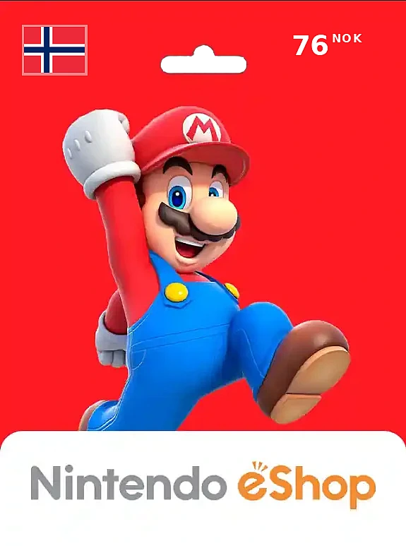 Nintendo Gift Card 76 NOK NORWAY