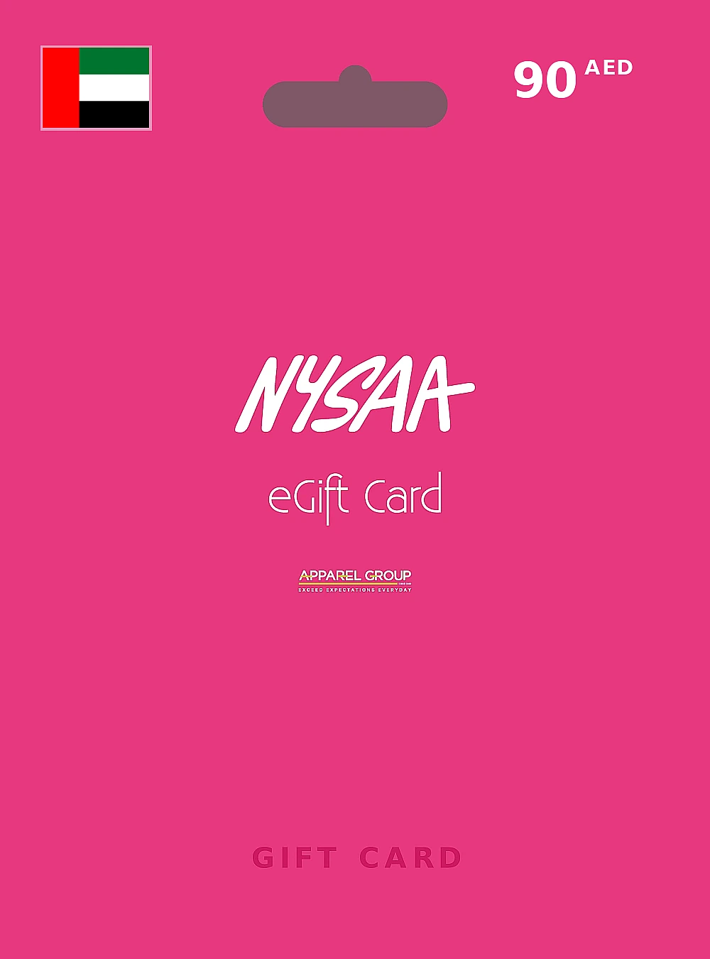 NYSAA Gift Card 90 AED UNITED ARAB EMIRATES