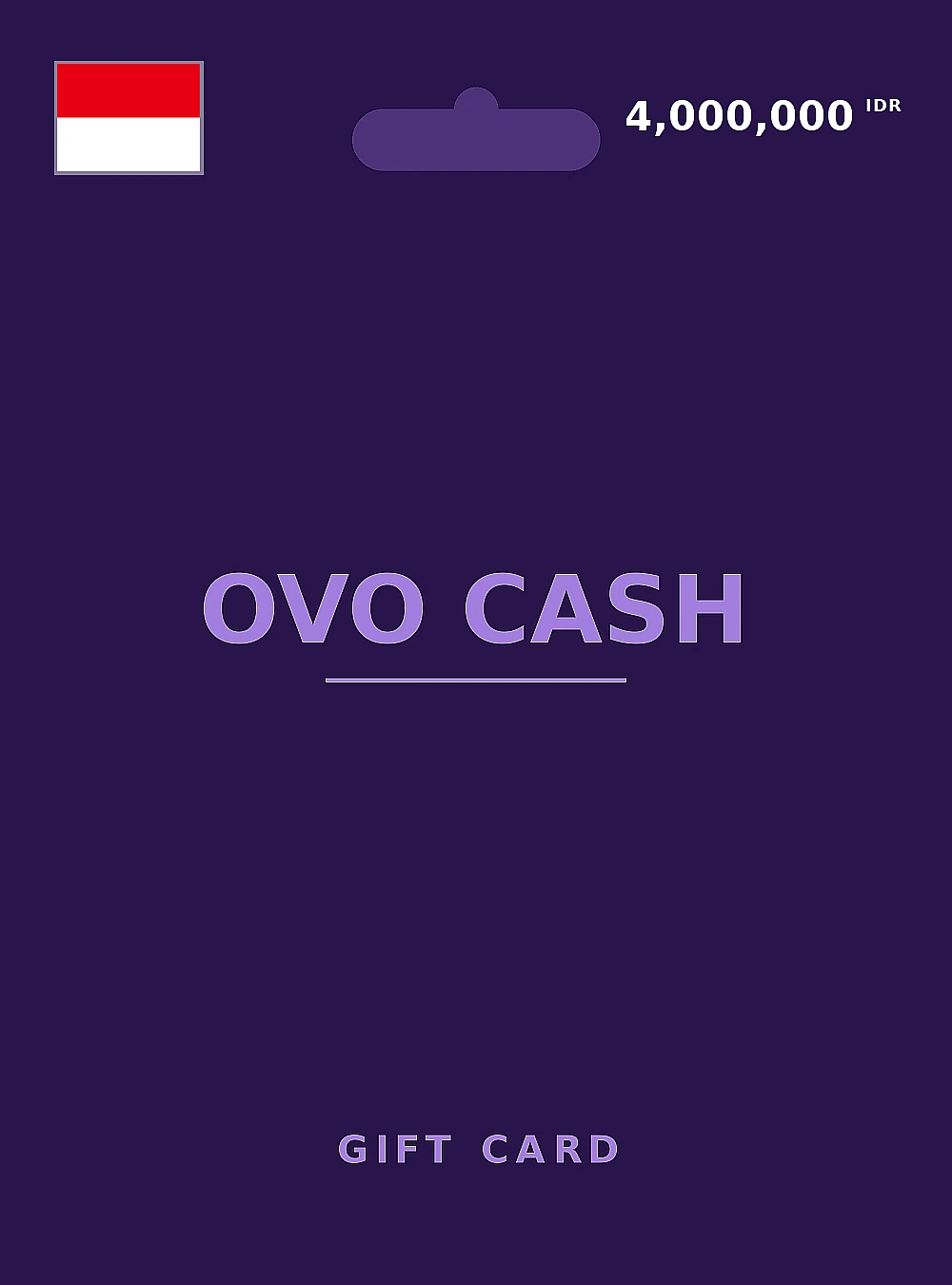 Ovo Cash Gift Card 4000000 IDR INDONESIA