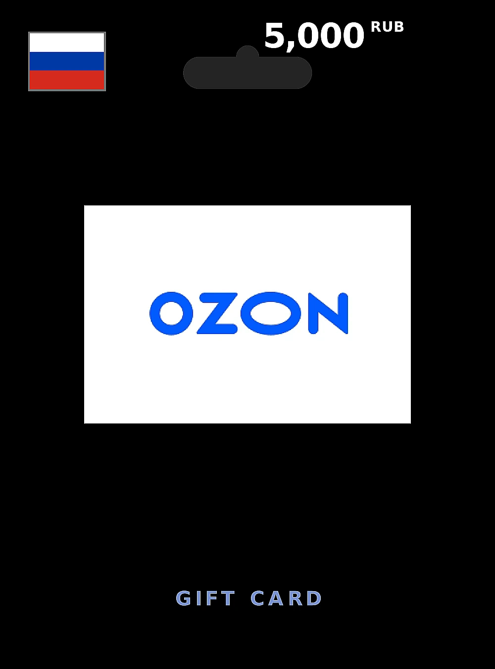 OZON.ru Gift Card 5000 RUB RUSSIA