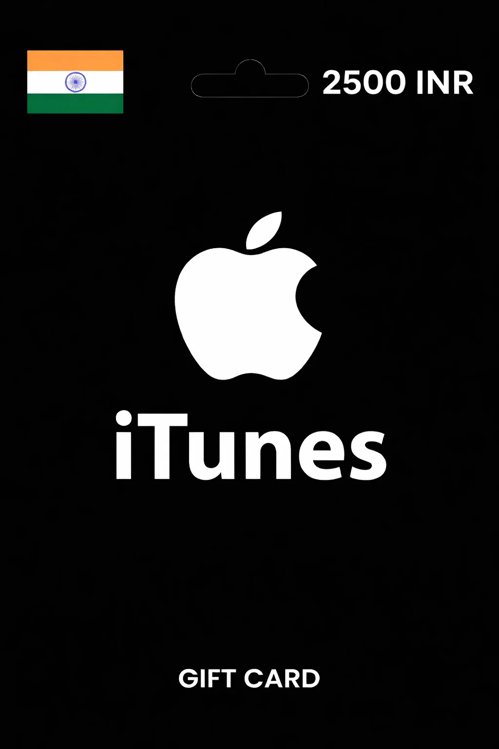 Apple iTunes India Gift Card 2500 INR INDIA
