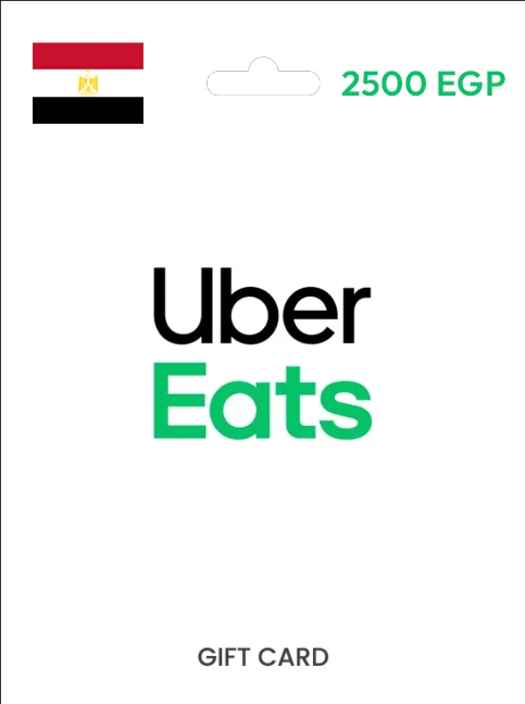 Uber & Uber Eats Gift Card 2500 EGP EGYPT