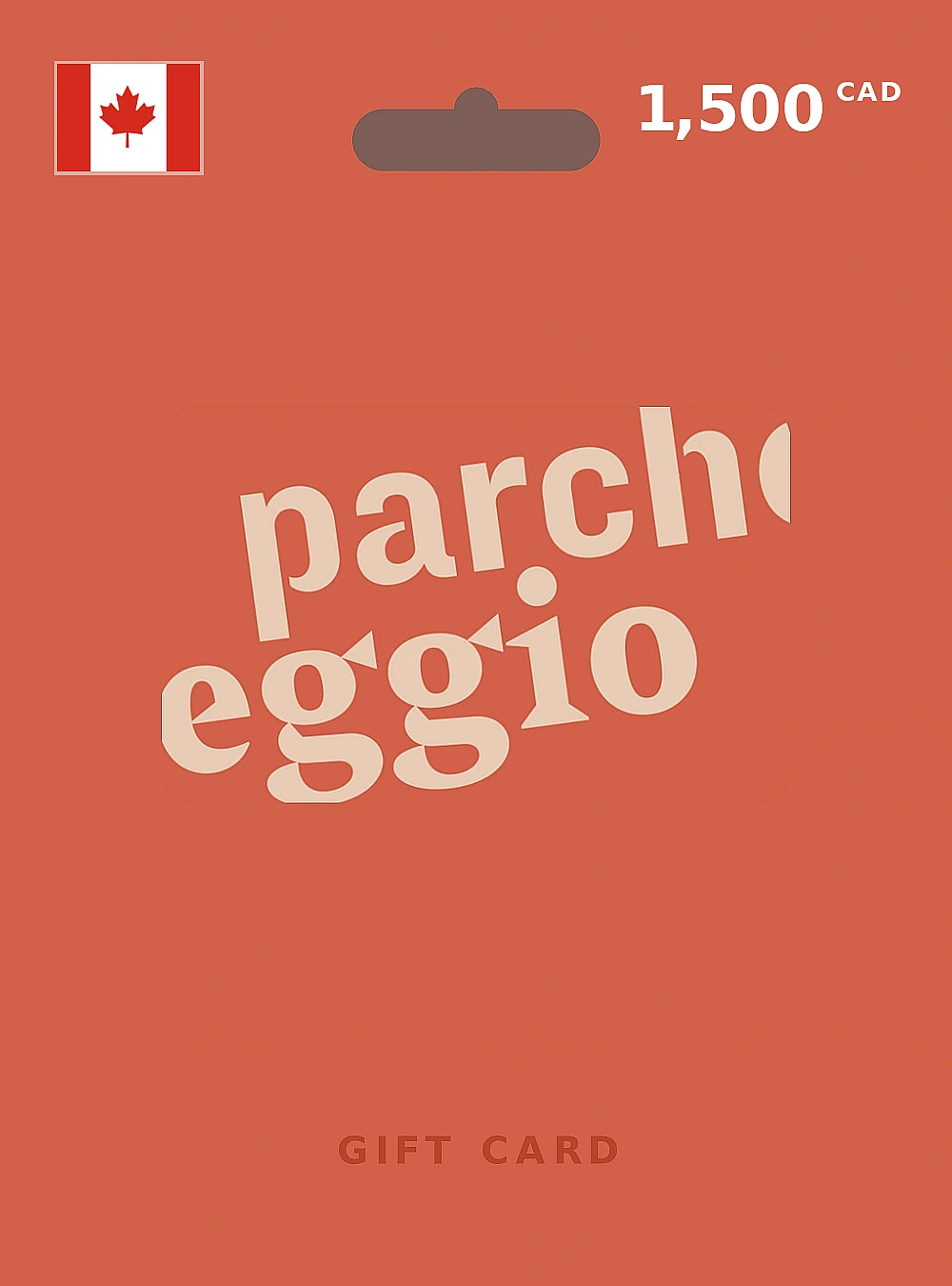 Parcheggio Gift Card 1500 CAD CANADA