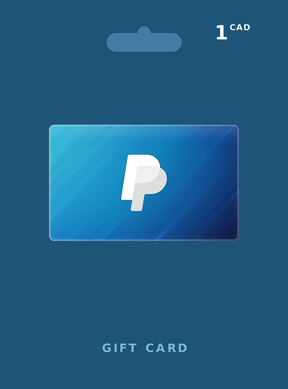 Paypal Instant Top Up Gift Card 1 CAD GLOBAL