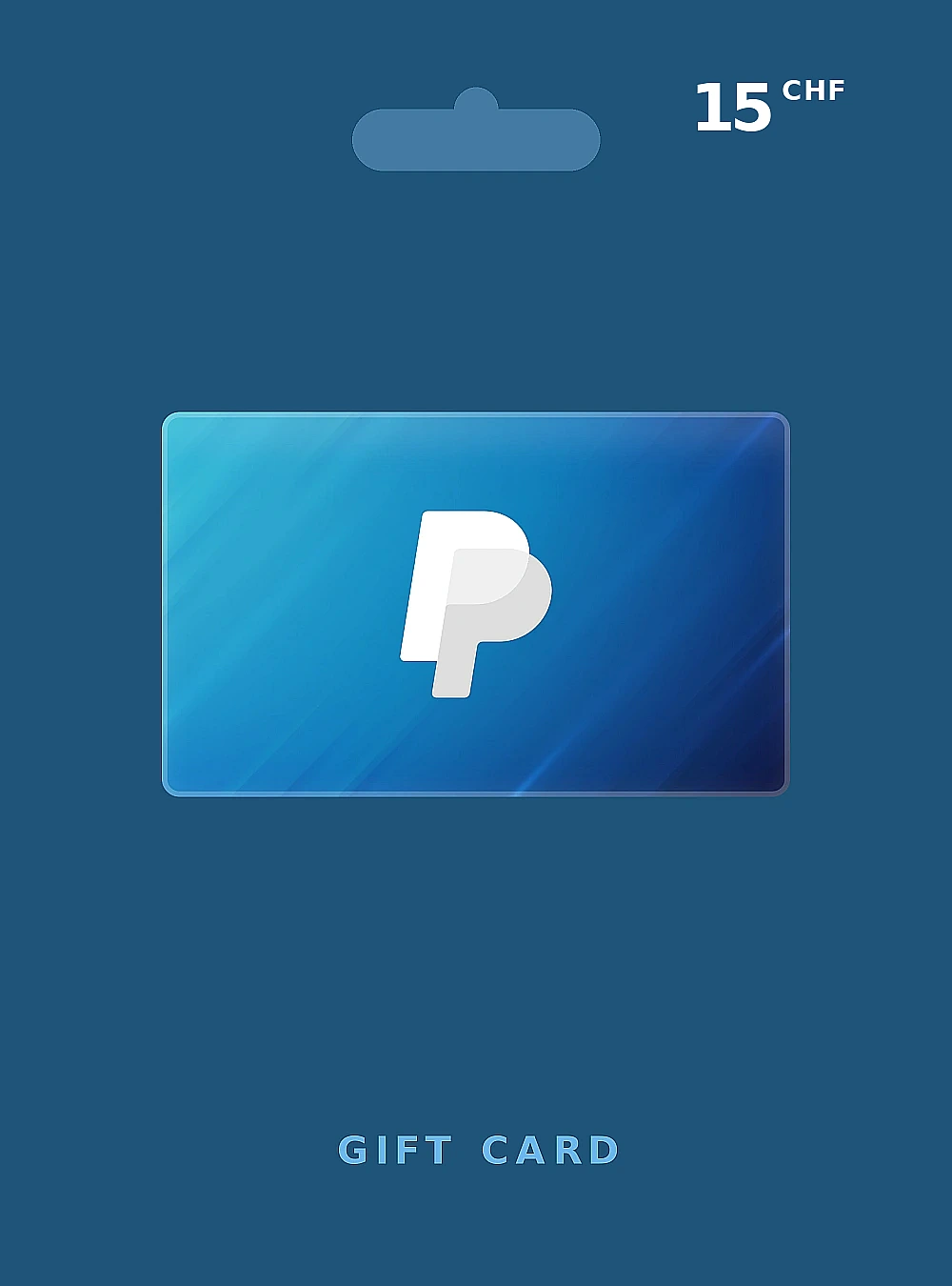 Paypal Instant Top Up Gift Card 15 CHF GLOBAL