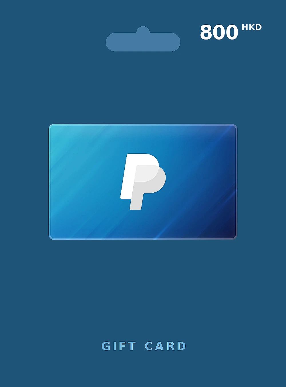 Paypal Instant Top Up Gift Card 800 HKD GLOBAL