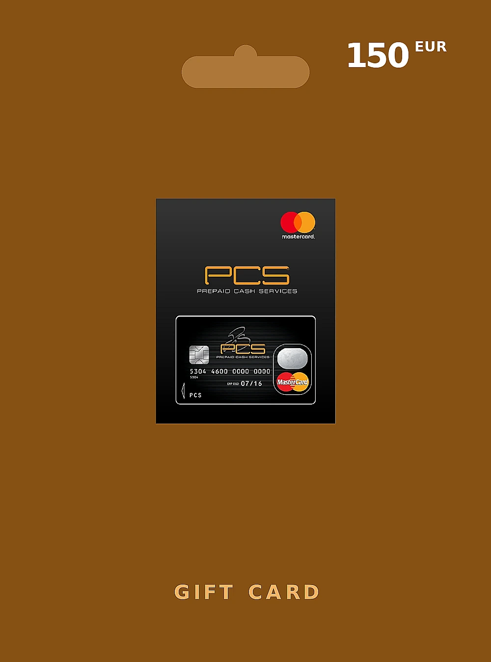 PCS Mastercard EU Gift Card 150 EUR EUROPE