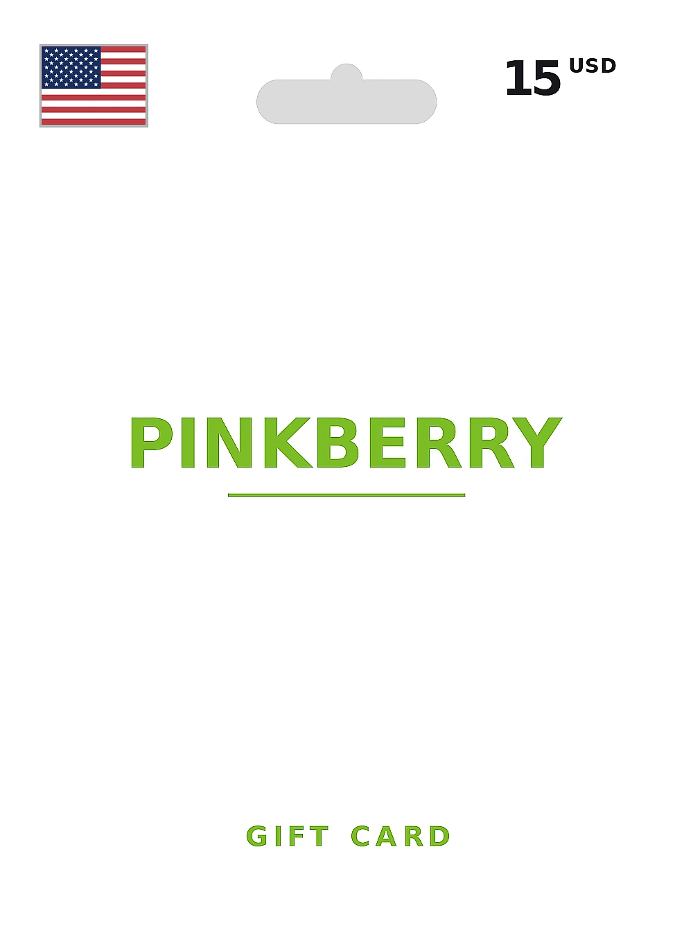 Pinkberry Gift Card 15 USD UNITED STATES