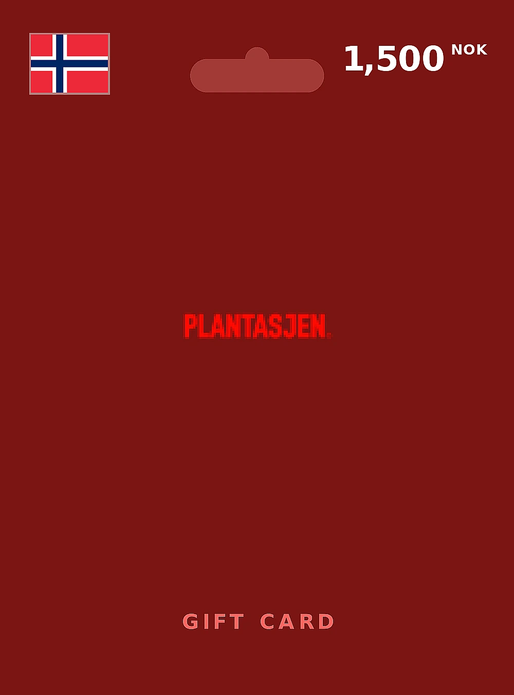 Plantasjen Gift Card 1500 NOK NORWAY