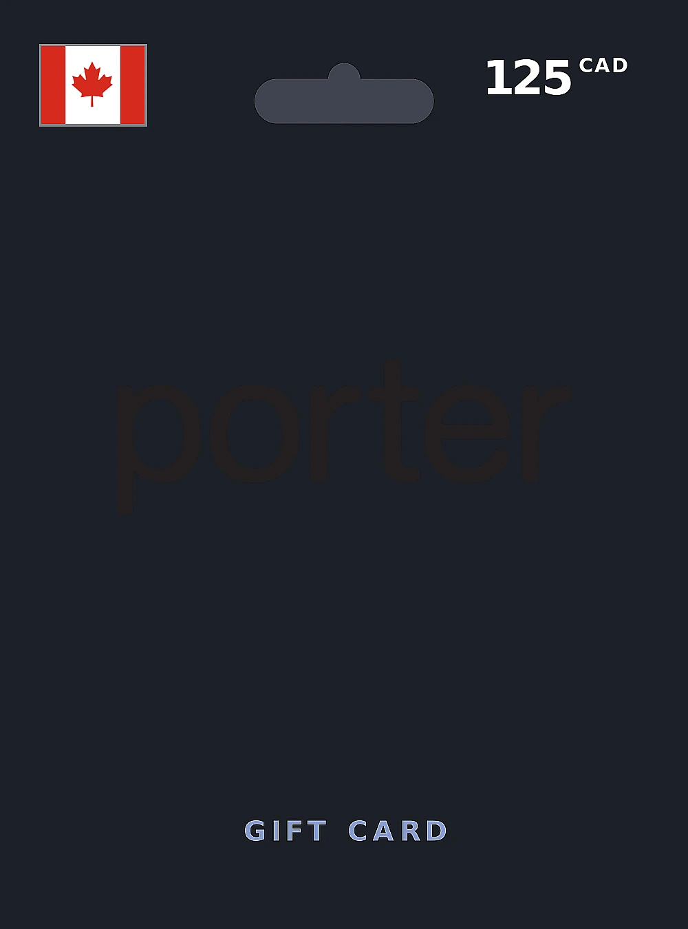 Porter Airlines Gift Card 125 CAD CANADA