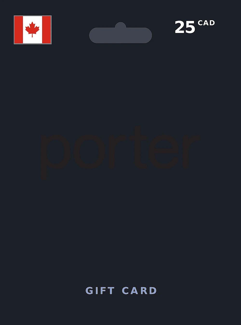 Porter Airlines Gift Card 25 CAD CANADA
