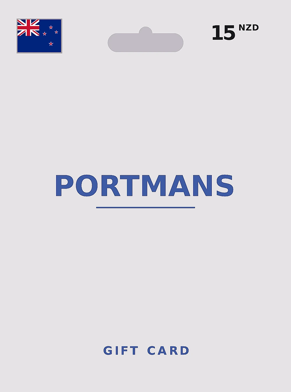 Portmans Gift Card 15 NZD NEW ZEALAND