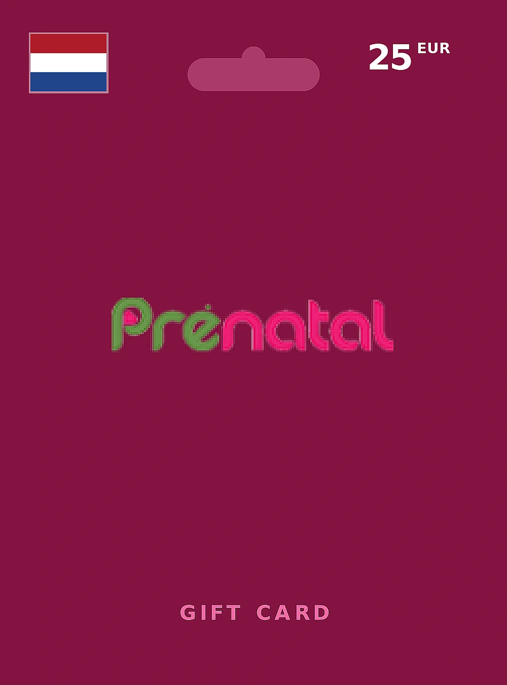 Prenatal Gift Card 25 EUR NETHERLANDS