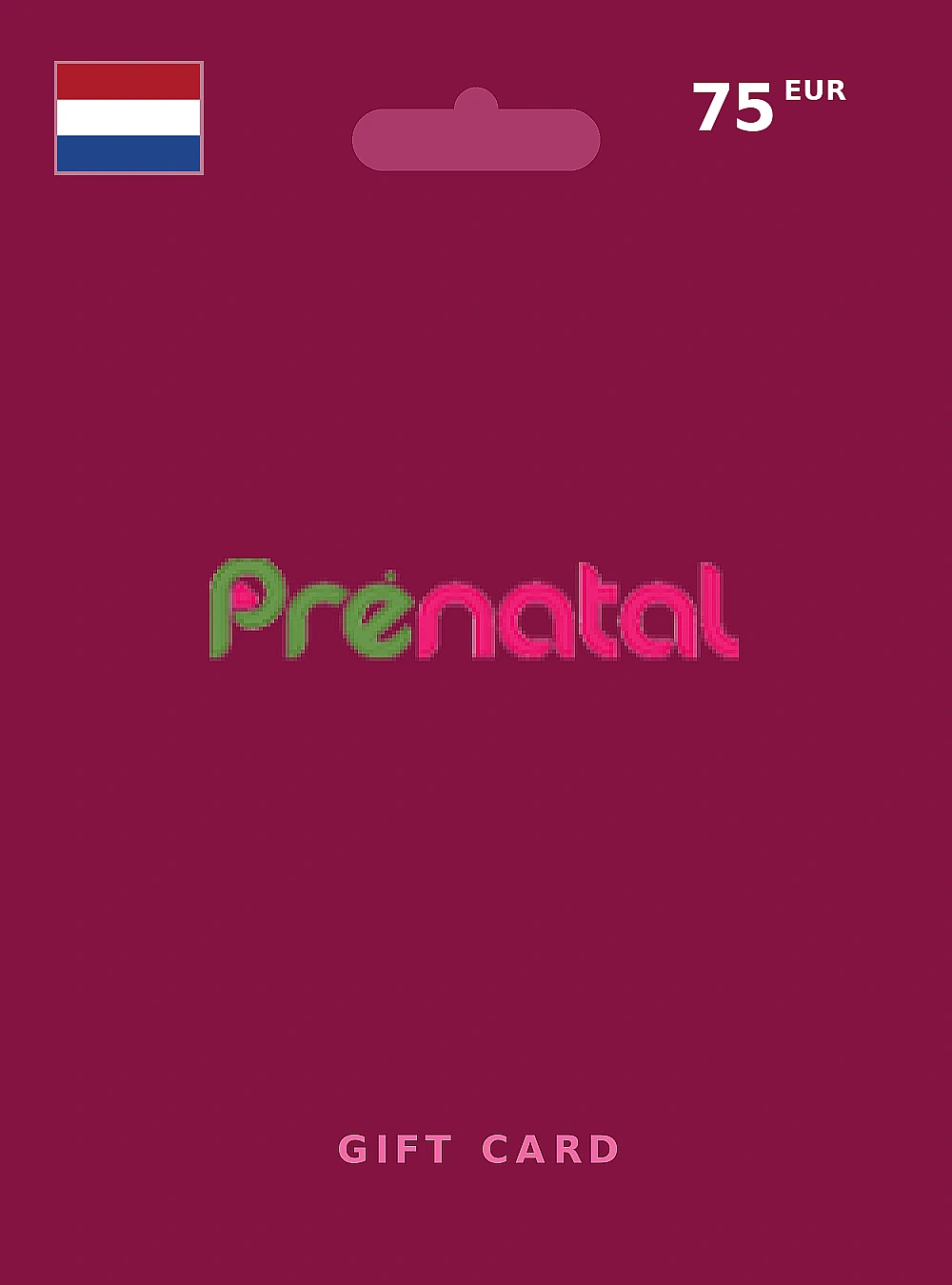 Prenatal Gift Card 75 EUR NETHERLANDS