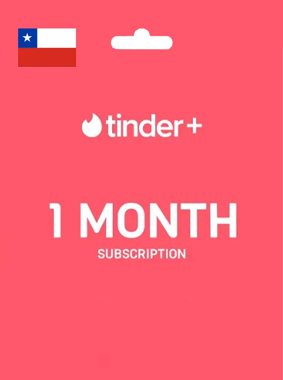 Tinder Plus Subscription 1 Month CHILE