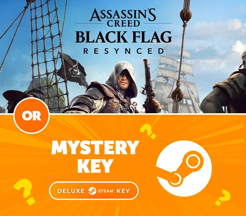 Assassin's Creed Black Flag Resynced Deluxe Edition or Mystery Key Steam CD Key by Digital Distribution Hub