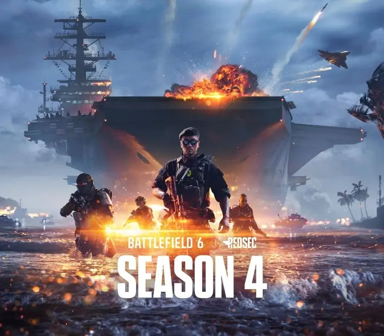 Battlefield 6 and REDSEC - Season 4 Battlefield Pro DLC PC EA App CD Key