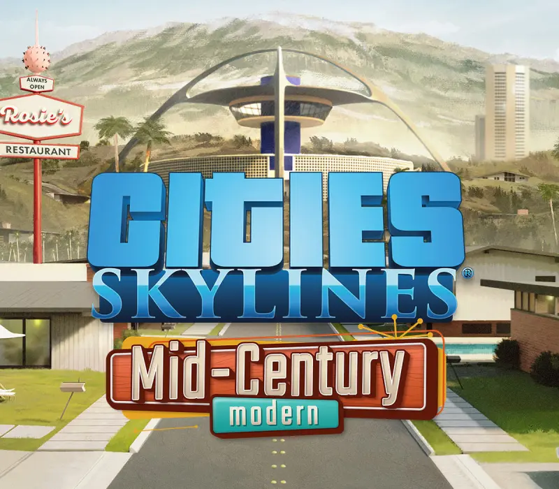 Cities: Skylines - Content Creator Pack: Mid-Century Modern DLC RoW PC Steam CD Key