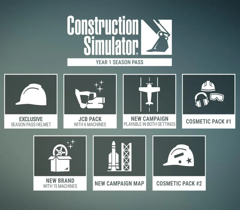 Construction Simulator - Year 1 Season Pass DLC EU XBOX One / Xbox Series X|S / PC CD Key