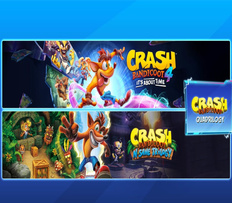 Crash Bandicoot Quadrilogy Bundle US XBOX One CD Key