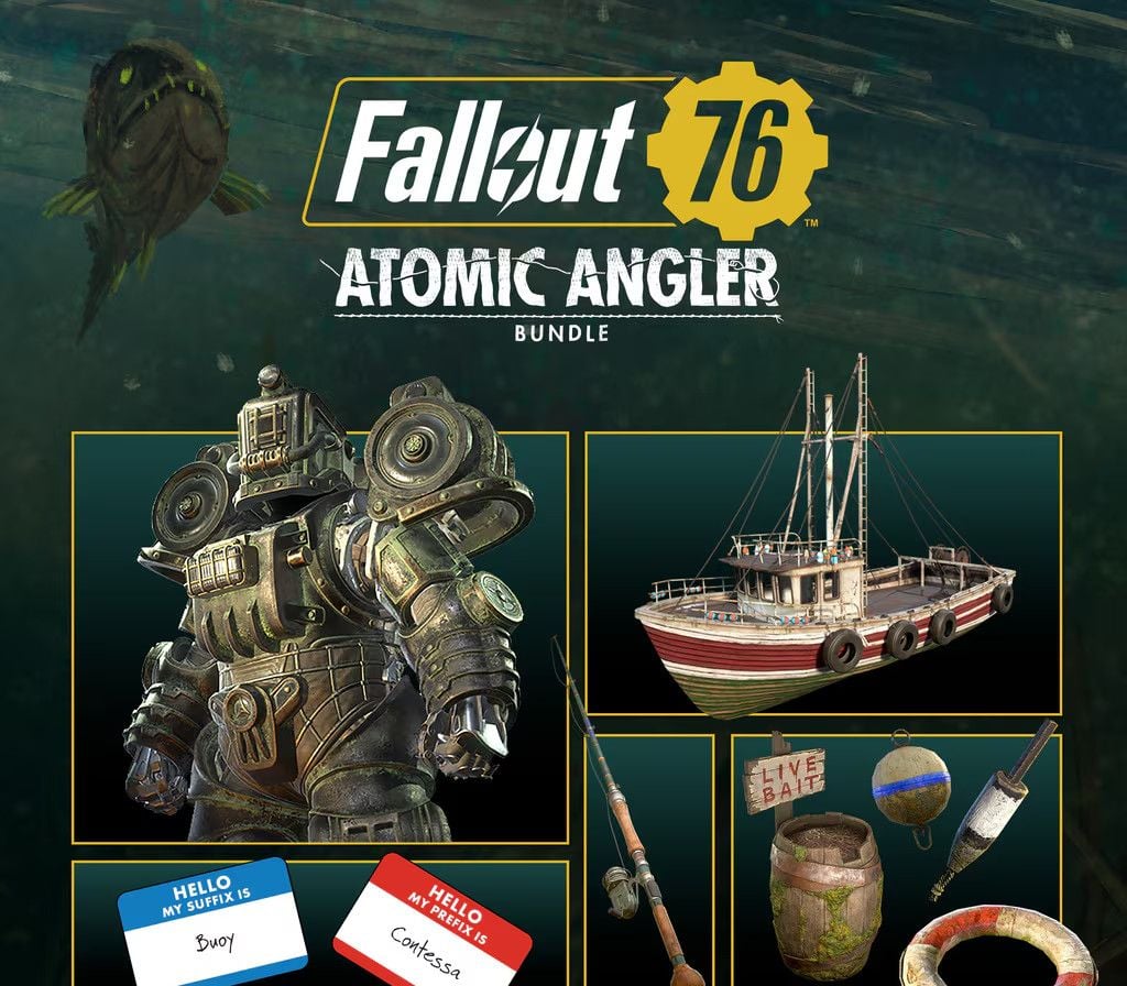 Fallout 76 - Atomic Angler Bundle DLC PC Steam CD Key