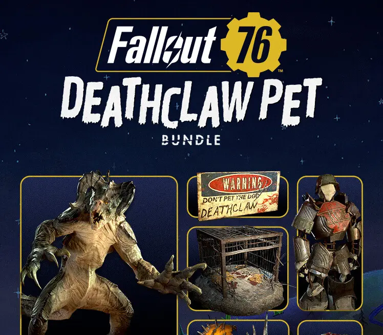 Fallout 76 - Deathclaw Pet Bundle DLC EU Xbox One / Xbox Series X|S CD Key