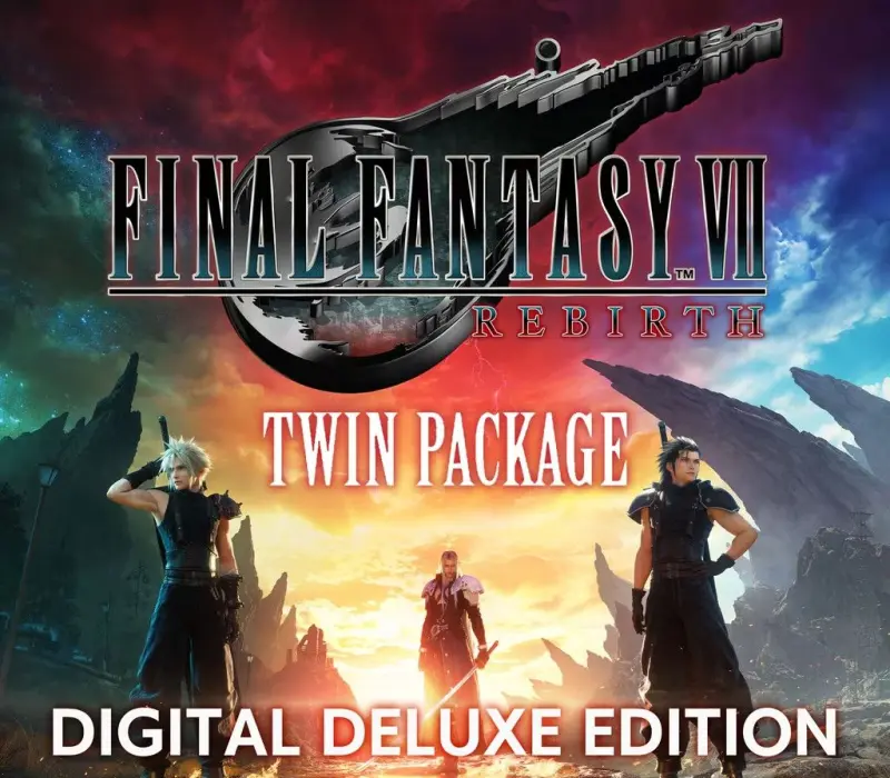 Final Fantasy VII Remake & Rebirth: Digital Deluxe Twin Pack RoW PC Steam CD Key