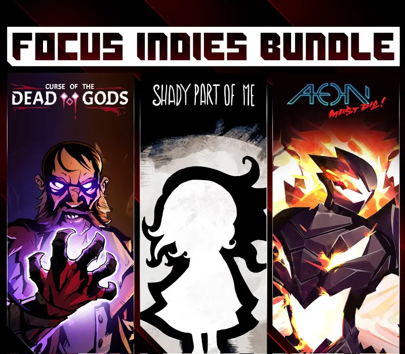 FOCUS INDIES BUNDLE - Curse of the Dead Gods + Shady Part of Me + Aeon Must Die! European Union XBOX One / Xbox Series X|S CD Key
