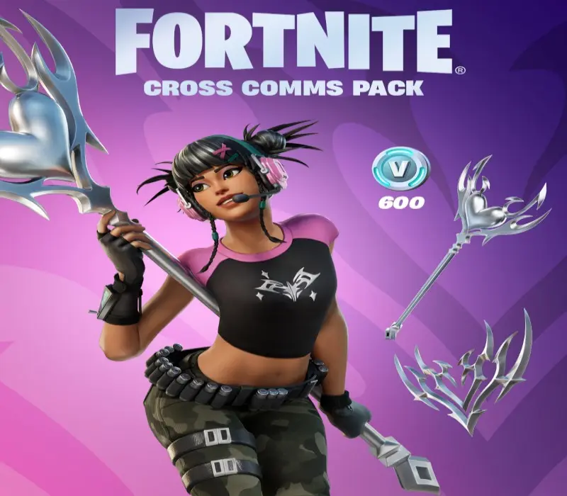 Fortnite - Cross Comms Pack + 600 V-Bucks Challenge DLC EU XBOX One / Xbox Series X|S CD Key