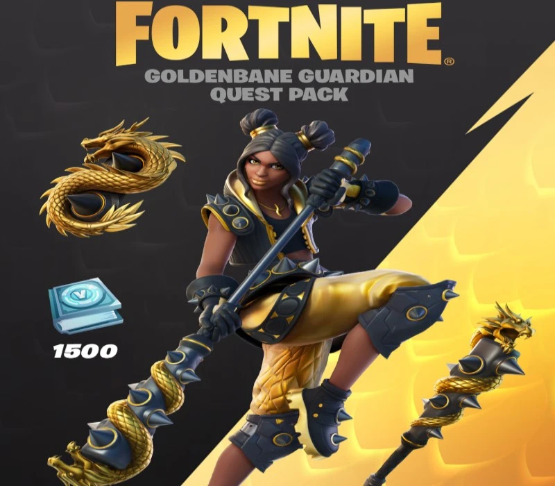 Fortnite - Goldenbane Guardian Quest Pack + 1500 V-Bucks Challenge ZA XBOX One / Xbox Series X|S CD Key