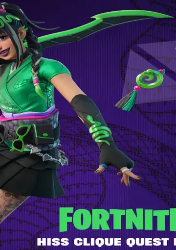 Fortnite - Hiss Clique Quest Pack + 1000 V-Bucks Challenge DLC AR XBOX One / Xbox Series X|S CD Key
