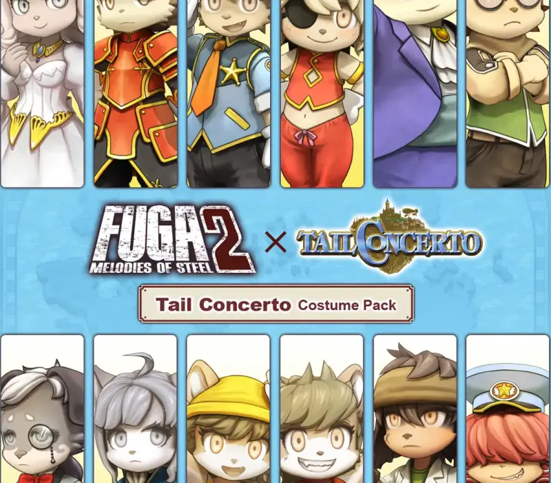 Fuga: Melodies of Steel 2 - Tail Concerto Costume Pack DLC PC Steam CD Key