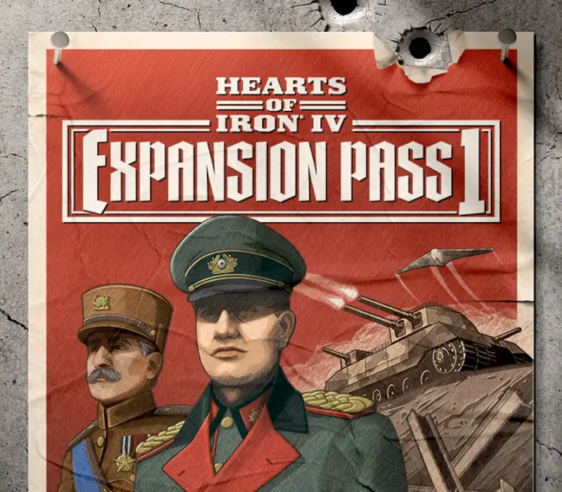 Hearts of Iron IV - Expansion Pass 1 DLC (without CN) PC Steam CD Key