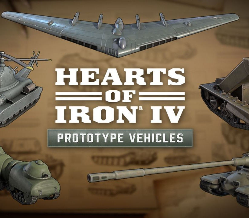 Hearts of Iron IV - Prototype Vehicles DLC EU PC Steam CD Key