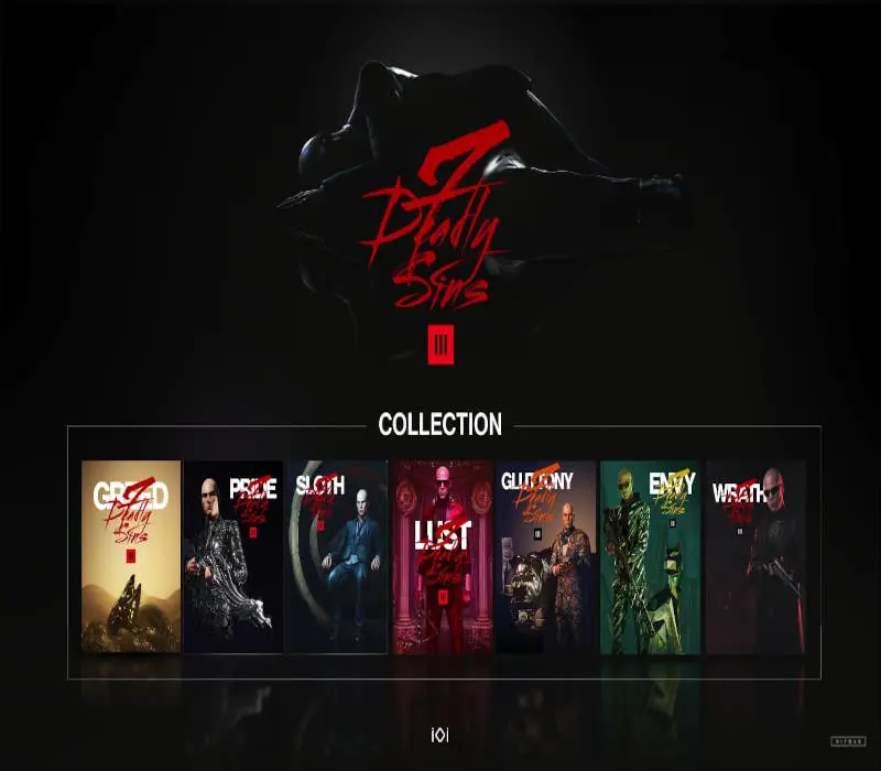 HITMAN 3 - Seven Deadly Sins Collection DLC PC Steam CD Key