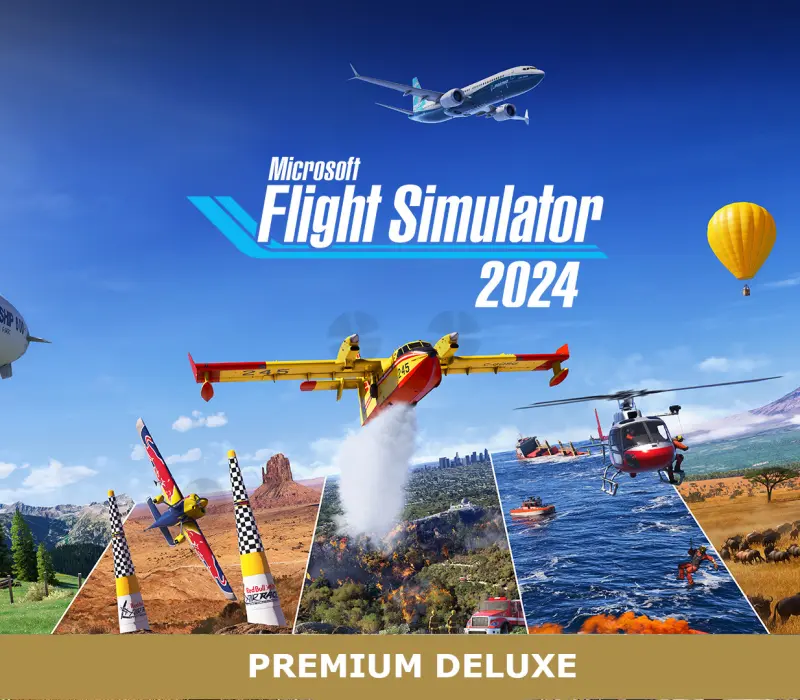Microsoft Flight Simulator 2024 Premium Deluxe Edition EU PC Steam CD Key