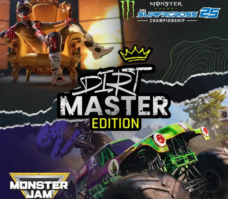 Monster Energy Supercross 25 X Monster Jam Showdown: Dirt Master Edition US XBOX One / Xbox Series X|S CD Key
