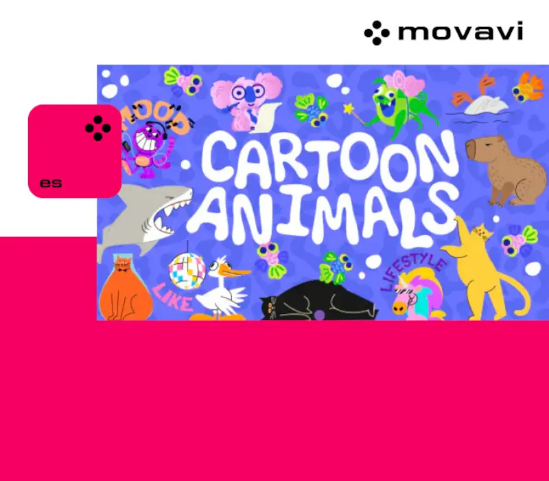 Movavi Video Editor 2025 - Cartoon Animals Pack DLC PC Steam CD Key