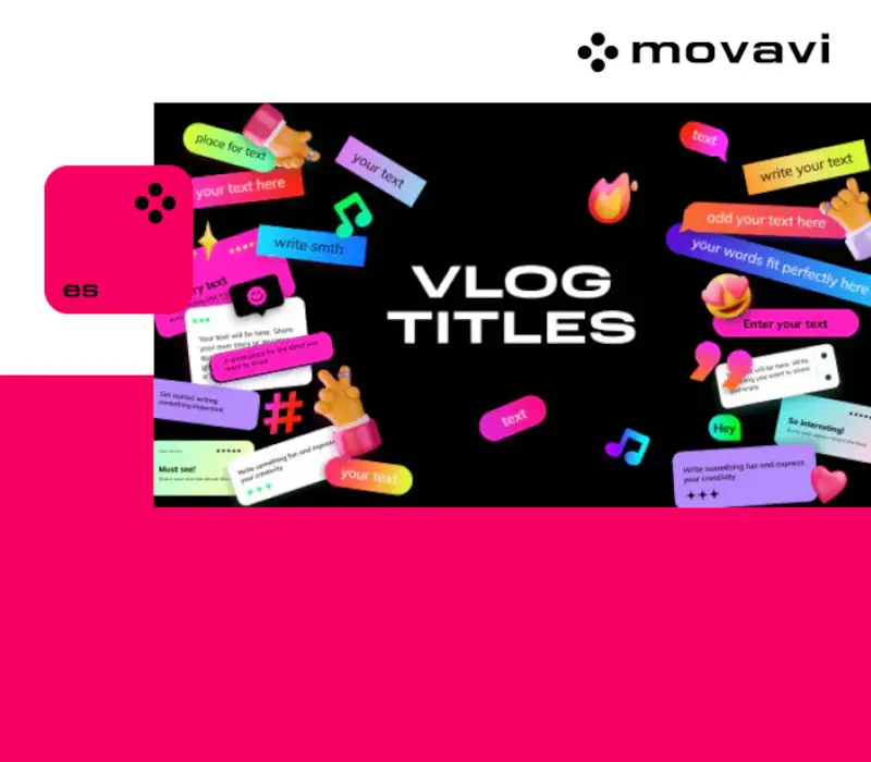 Movavi Video Editor 2025 - Vlog Titles Pack DLC PC Steam CD Key