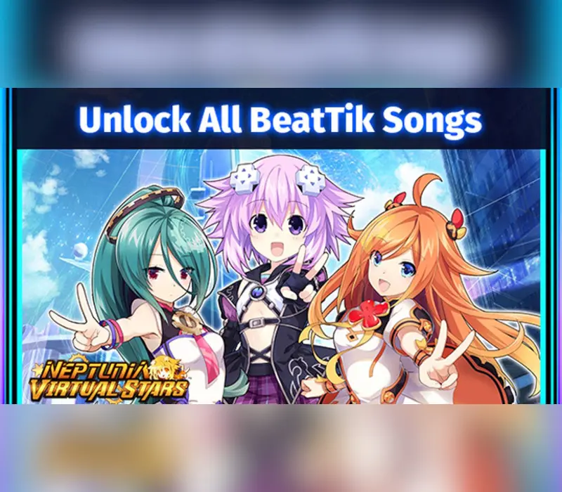 Neptunia Virtual Stars - Unlock All BeatTik Songs DLC PC Steam CD Key
