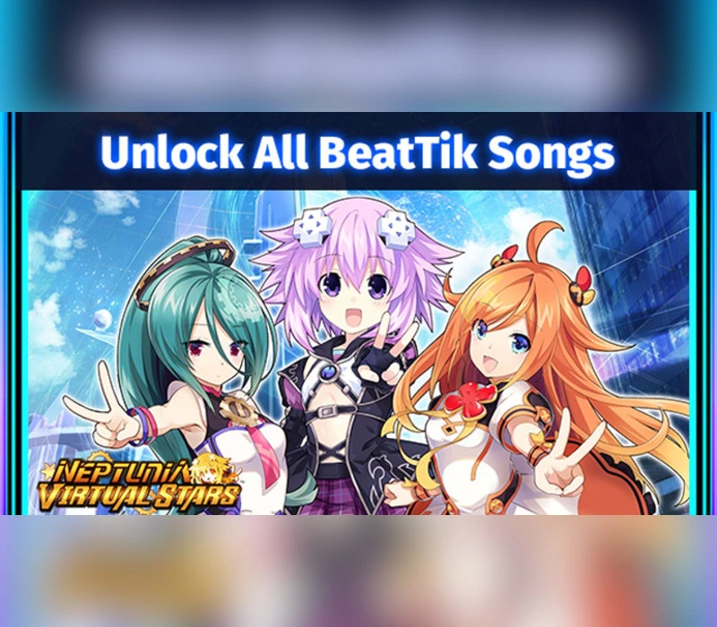 Neptunia Virtual Stars - Unlock All BeatTik Songs DLC EU PC Steam CD Key