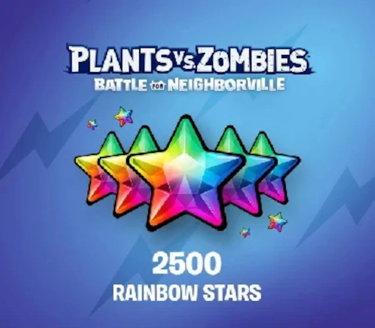 Plants vs. Zombies: Battle for Neighborville - 2500 Rainbow Stars DLC XBOX One / Xbox Series X|S CD Key
