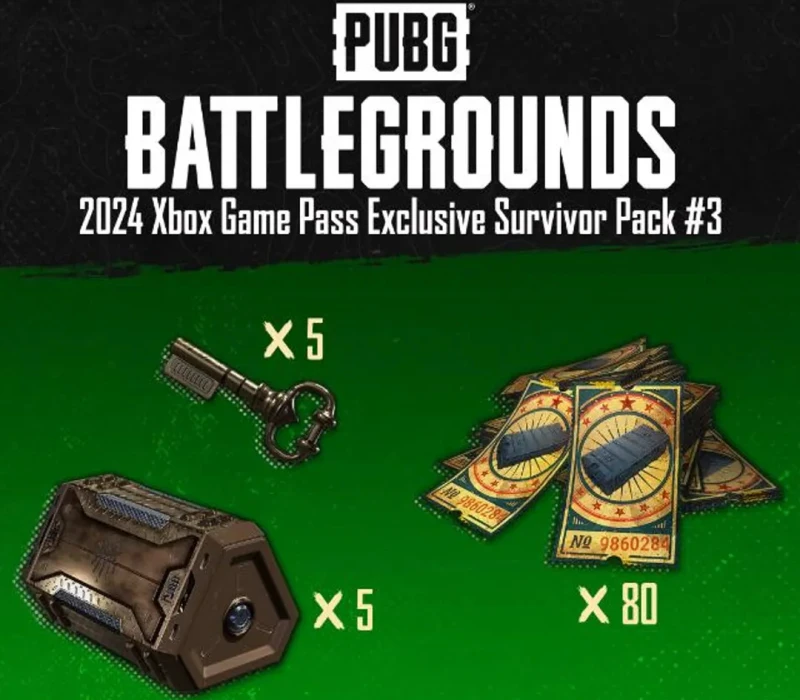 PUBG Battlegrounds - 2024 Exclusive Survivor Pack #3 DLC XBOX One / Xbox Series X|S CD Key