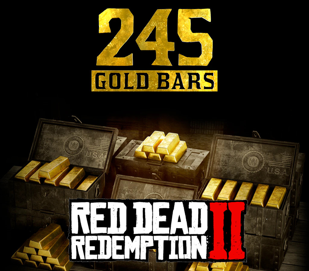 Red Dead Redemption 2 Online - 245 Gold Bars XBOX One CD Key