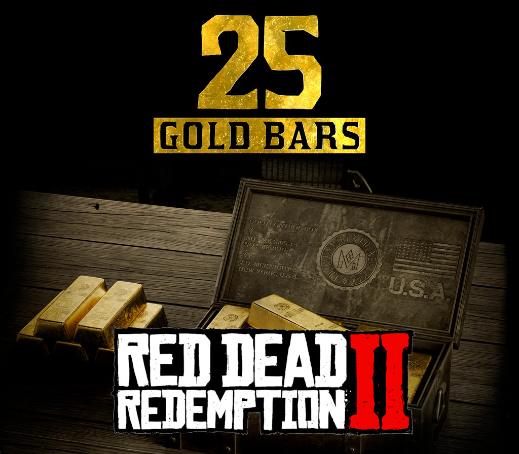 Red Dead Redemption 2 Online - 25 Gold Bars XBOX One CD Key
