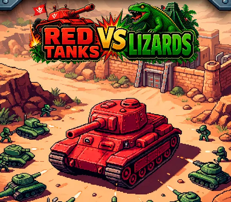 Red Tanks vs Lizard PC Steam CD Key GLOBAL